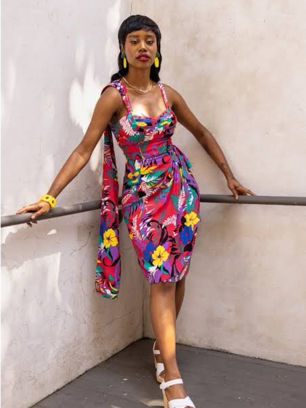 Trashy Diva Lena Sarong Floral Tiki Tropical 20